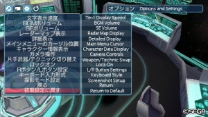 Options page