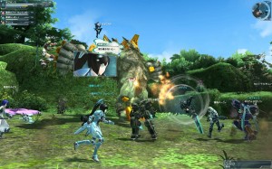 pso2 multi party team
